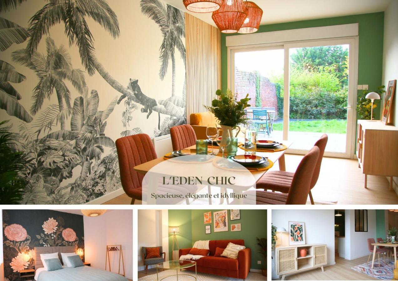 L'Eden Chic - Balneo - Jardin - Parking Gratuit Appartement Arras Buitenkant foto